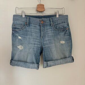 LOFT Distressed Denim Shorts